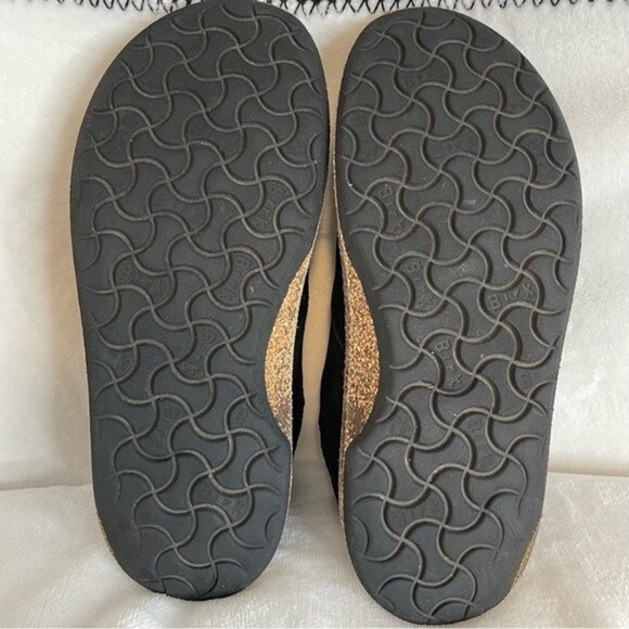 BIRKENSTOCK Gary Black Suede Leather Lace Up Flats Shoes Size 40 - Picture 11 of 16